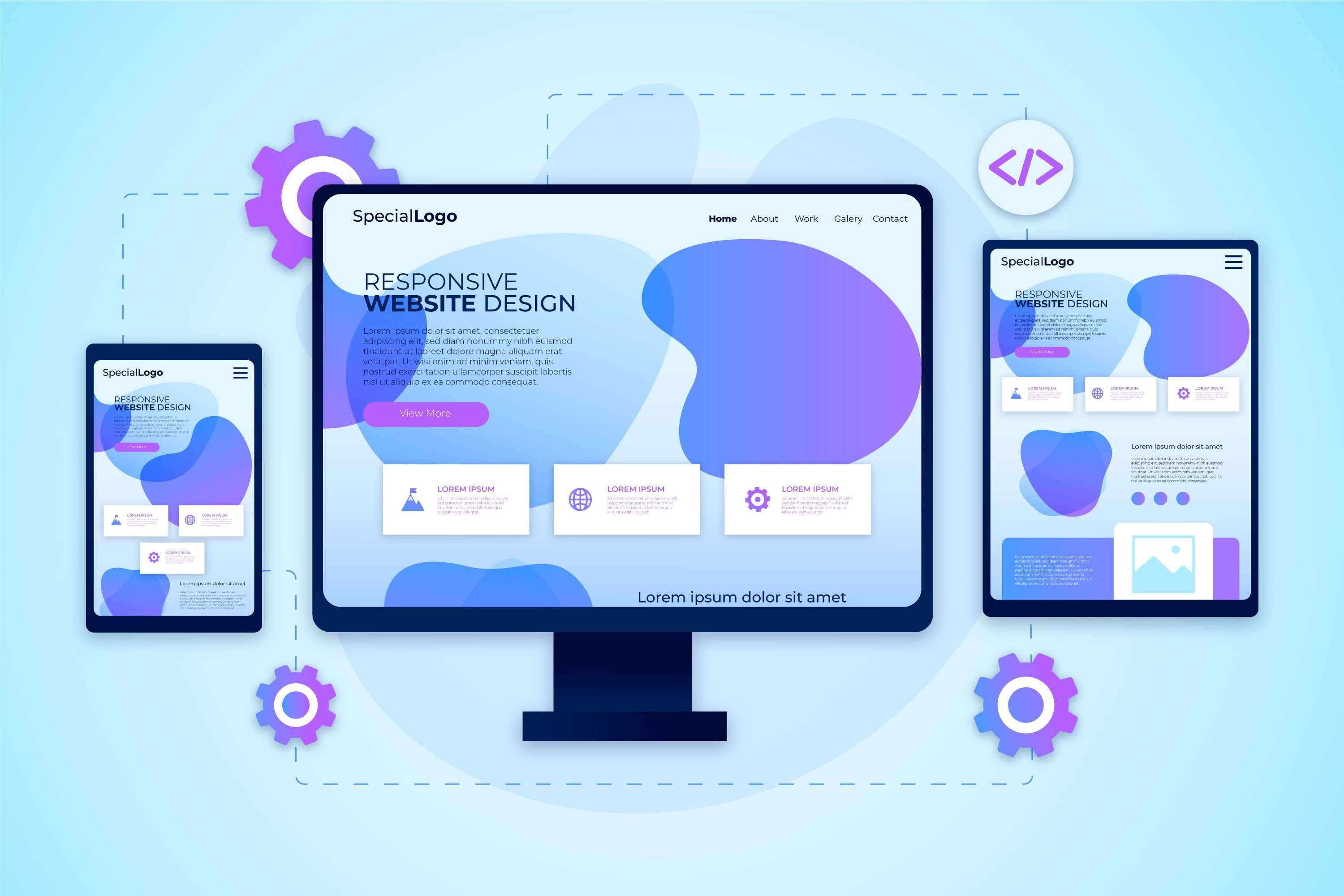Serviços de criação de websites e aplicações móvel profissionais