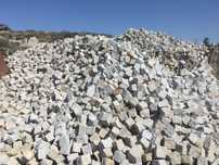 Calçadas ou cubos granito cinza pinhel