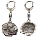 Dog de bordeaux brelok posrebrzany