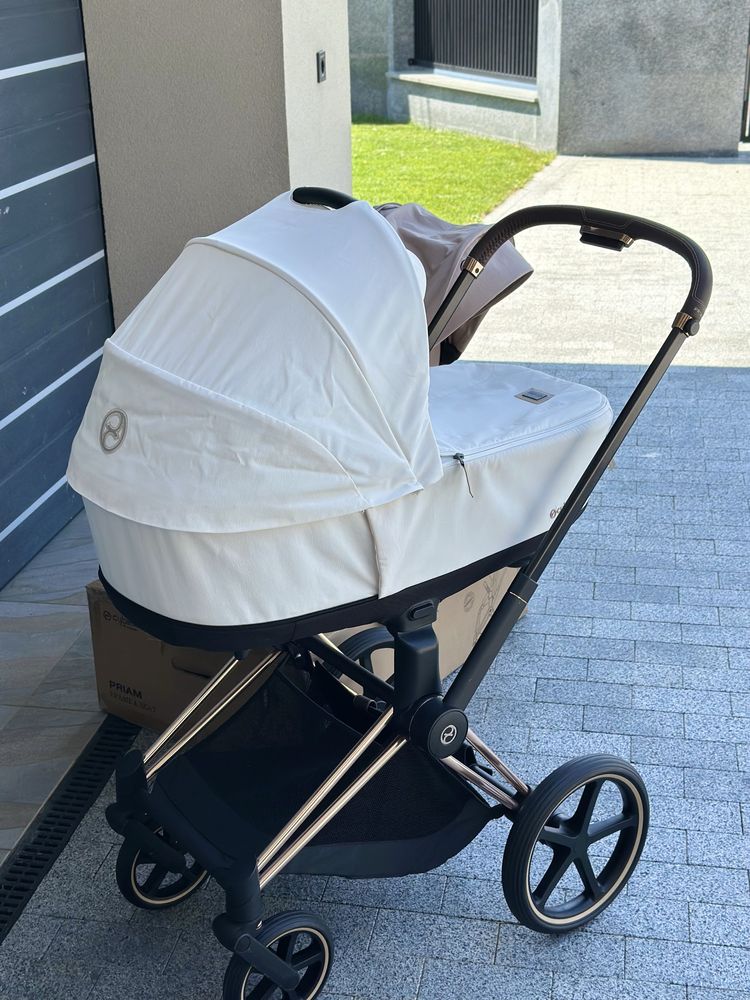Cybex priam 4.0 Off White , Cozy beige