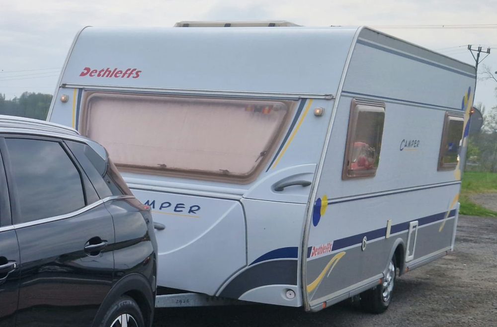 Przyczepa kempingowa jednoosiowa, prywatna