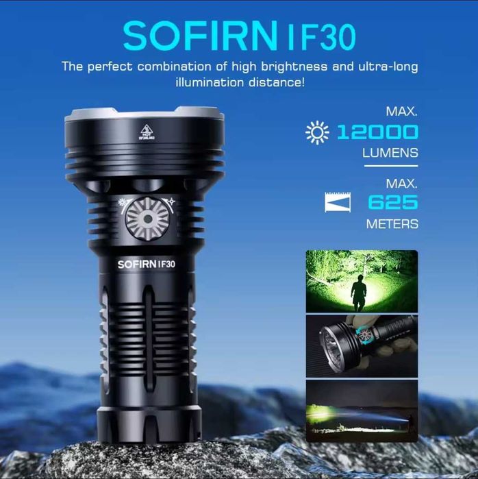 Фонарик Sofirn SC13 nichia, Sofirn SR12,20,15, LT1 , IF24, IF30, SF26