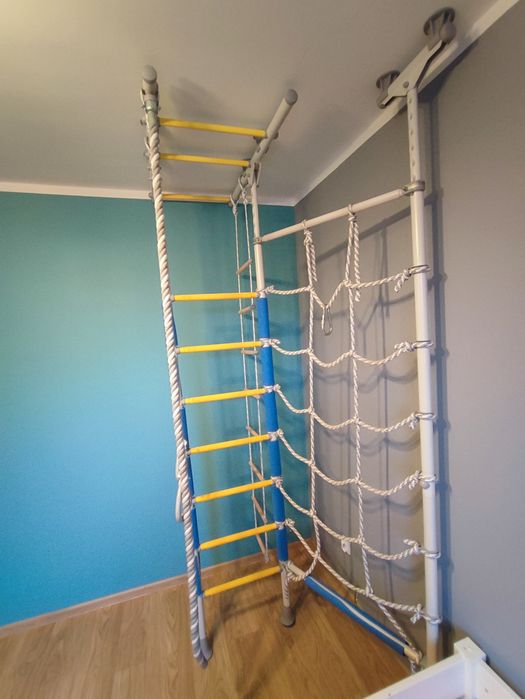 Drabinka drabinki gimnastyczna Merkury 2 srebrna.