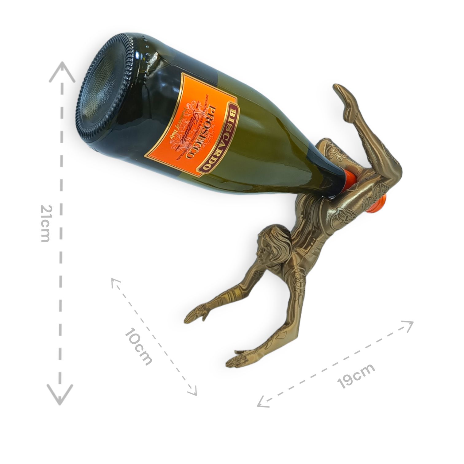 Stojak na Wino, Kobieca Figurka, Prezent, 3A2