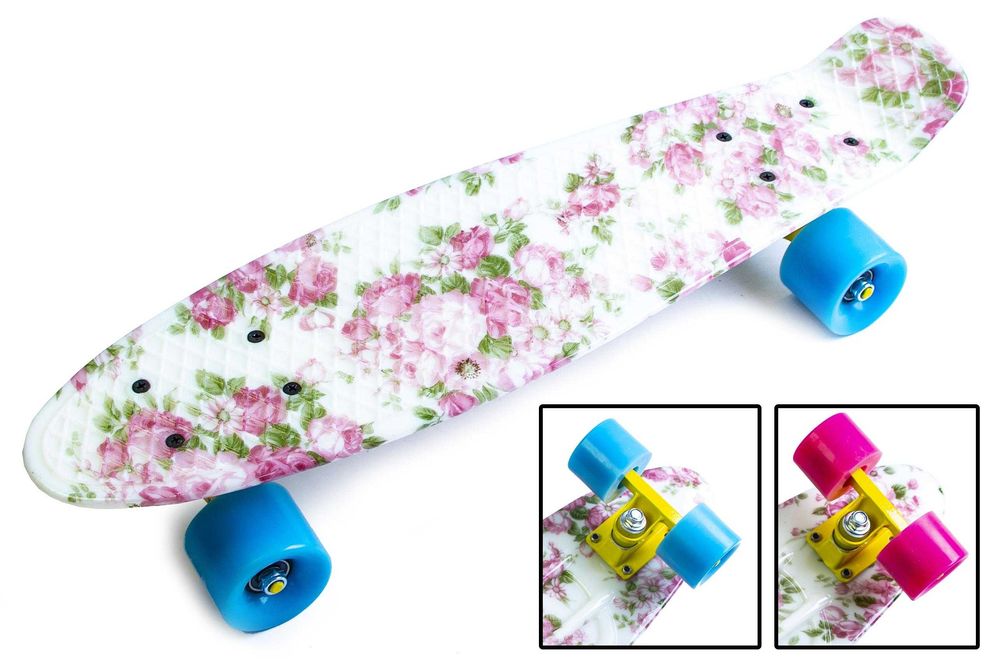 Скейт Hubster Cruiser 22 Design Flowers