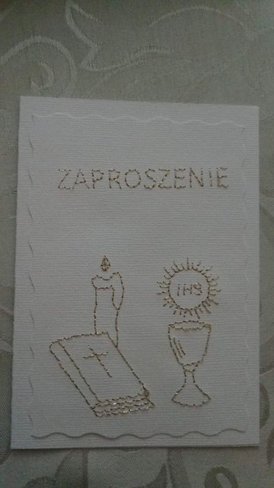 Kartki i zaproszenia komunijne