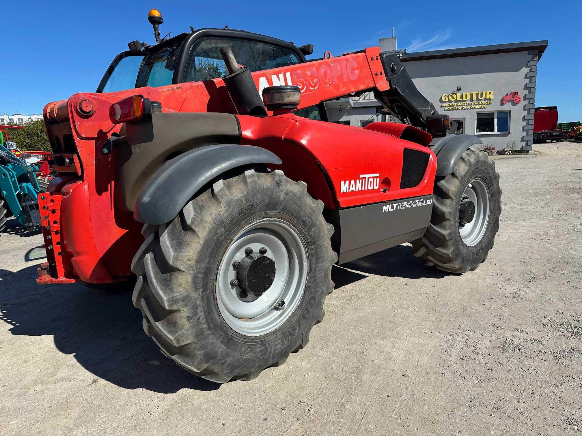 Manitou MLT 634 120 LSU 2004r! Stan BDB! BRUTTO! Ładowarka teleskopowa