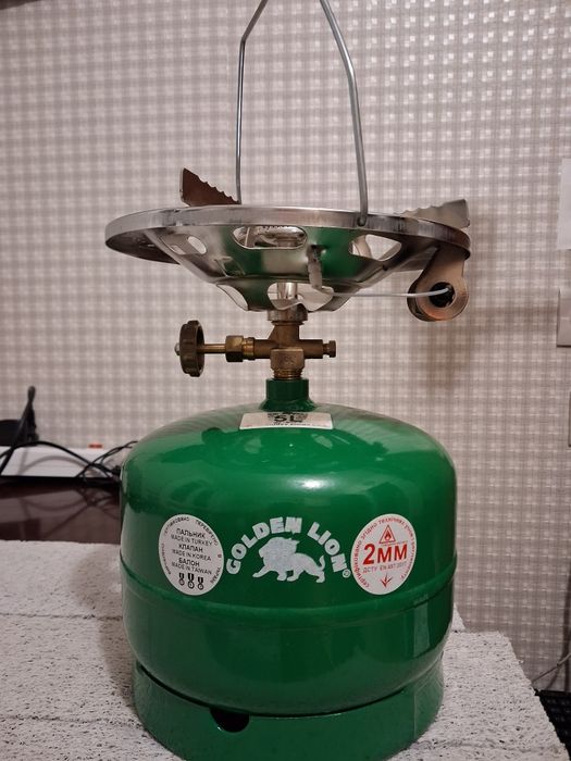 Комплект газовий кемпінговий. Балон 5л. + пальник.