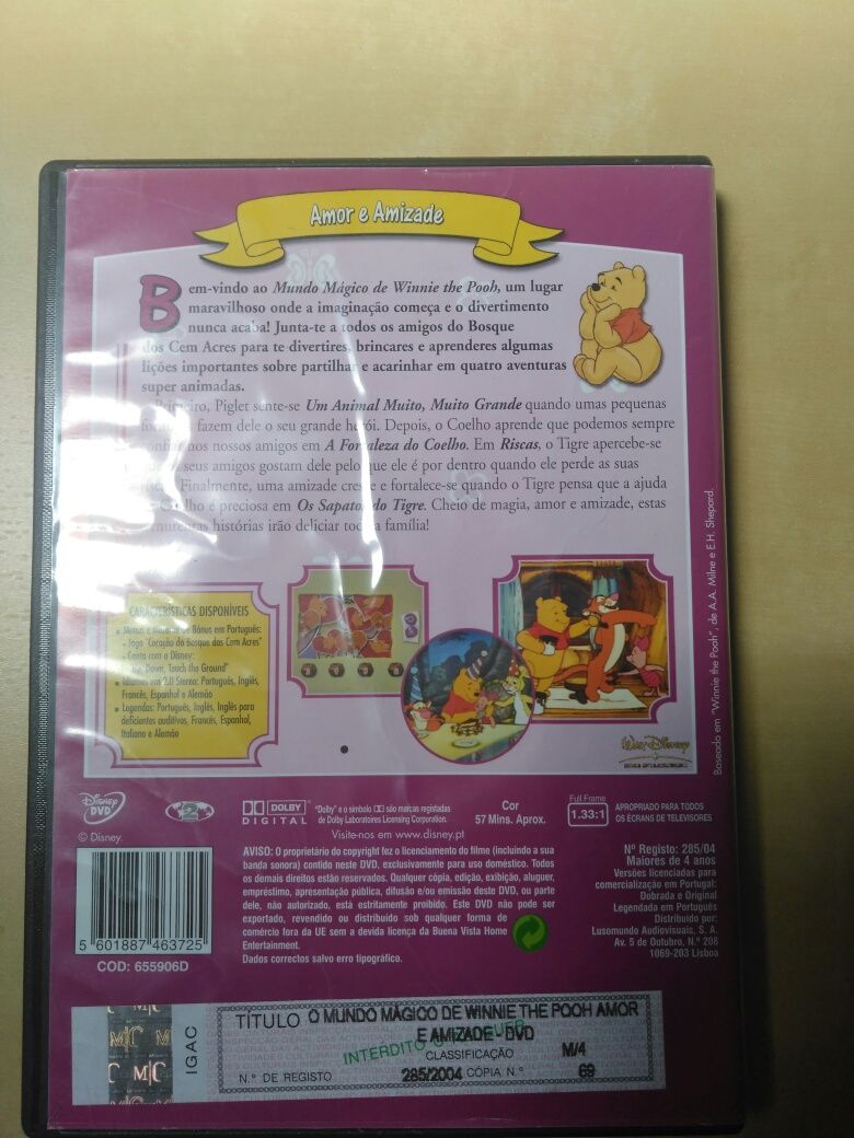 Dvd da Winnie Pooh