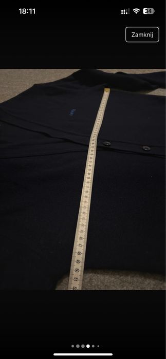 Levi’s kardigan krótki granatowy L wełniany #levis #welniany