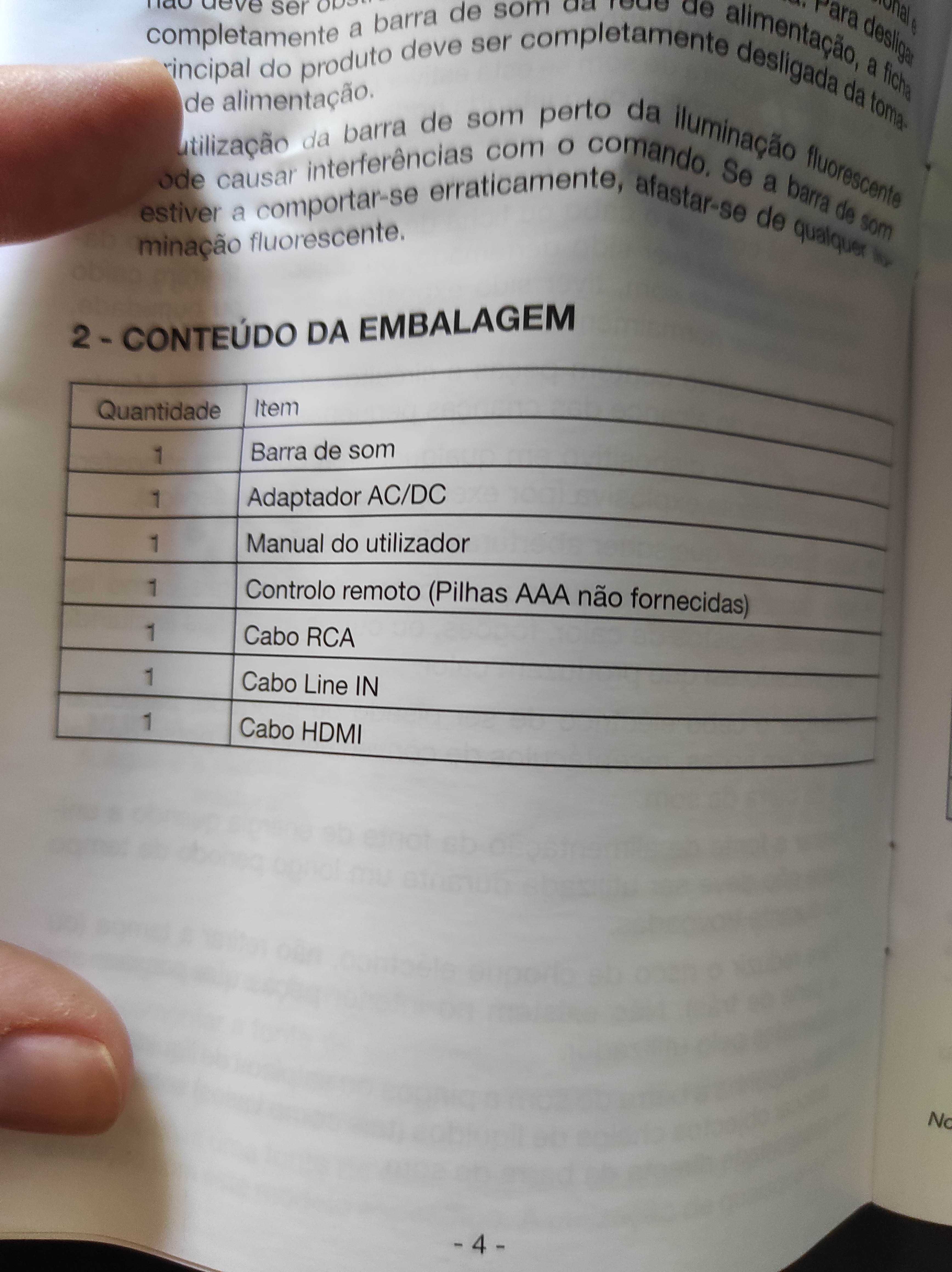 Coluna de som nova