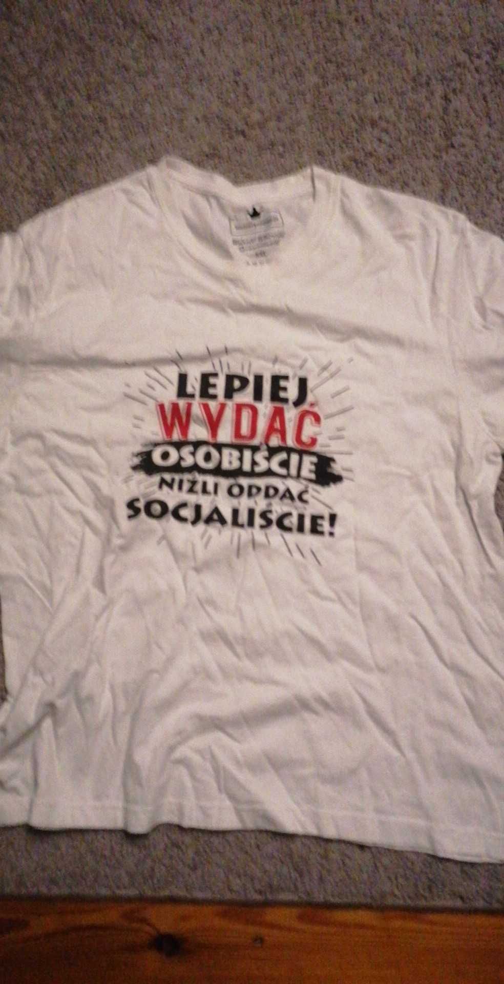 T-shirt, Lepiej wydać osobiście niżli oddać socjaliście! 2XL