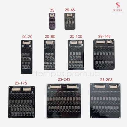 Активные балансиры 1,3А 3S/4S/8S/10S/14S/17S/20S/24S для Li-ion/LFP
