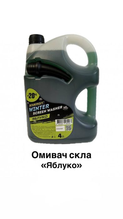 Зимовий омивач скла Energy Winter «Яблуко» 4л