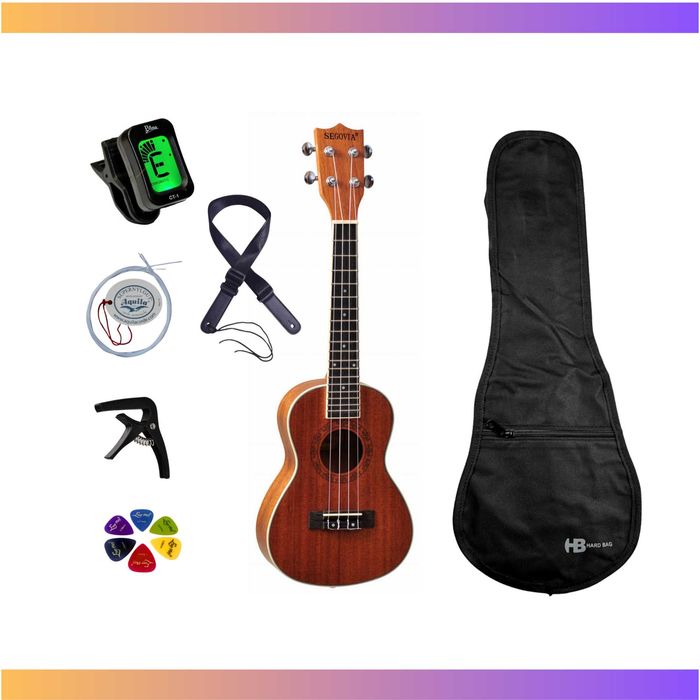 Ukulele sopranowe Segovia SE-10S NT - Zestaw XXL - 2 lata gwarancji