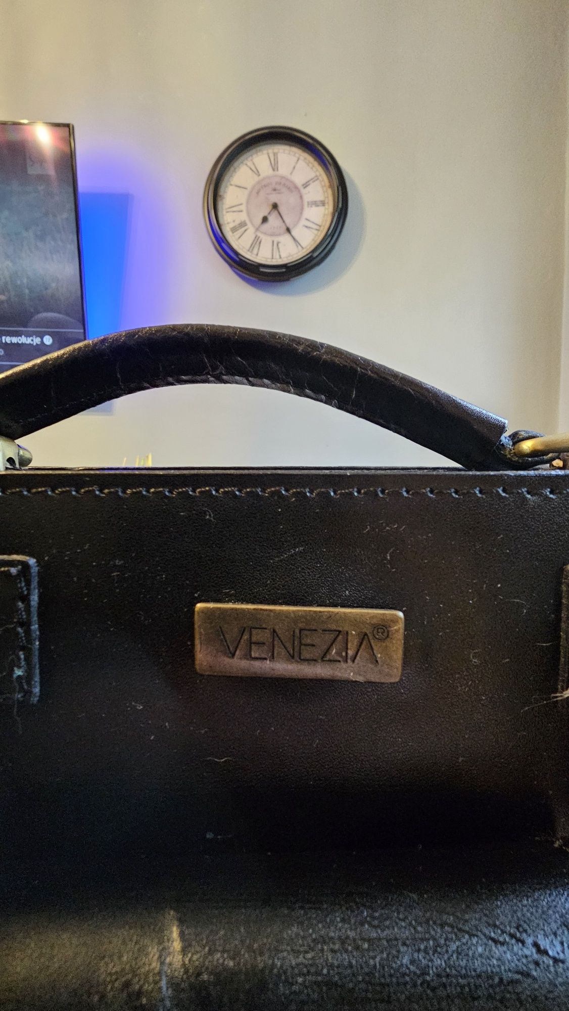 Skórzana aktówka Venezia