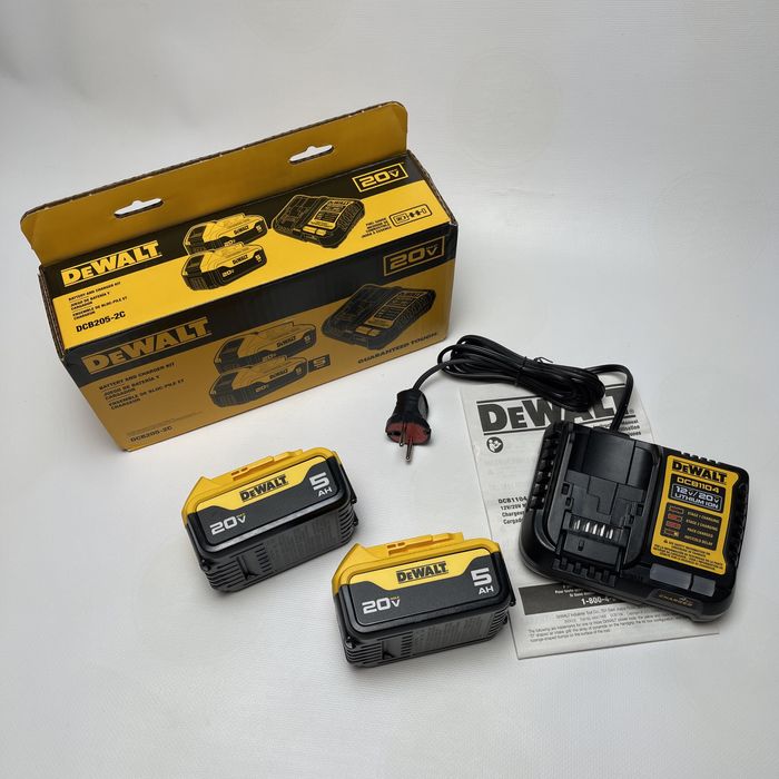 Акумулятори Dewalt DCB205-2C 5ah з США