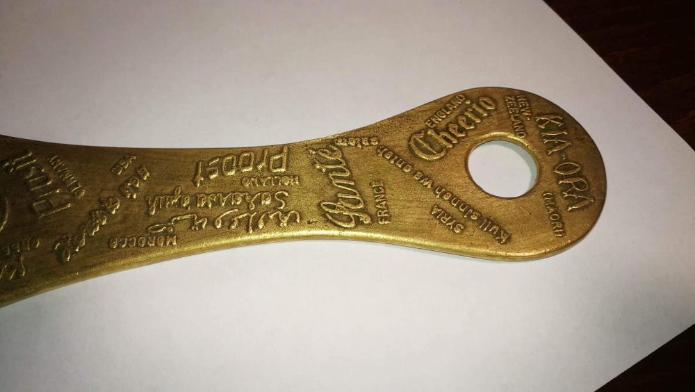 Otwieracz do butelek kolekcjonerski mosiądz