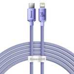 Baseus kabel przewód USB Typ C - Lightning 20W 2m fioletowy