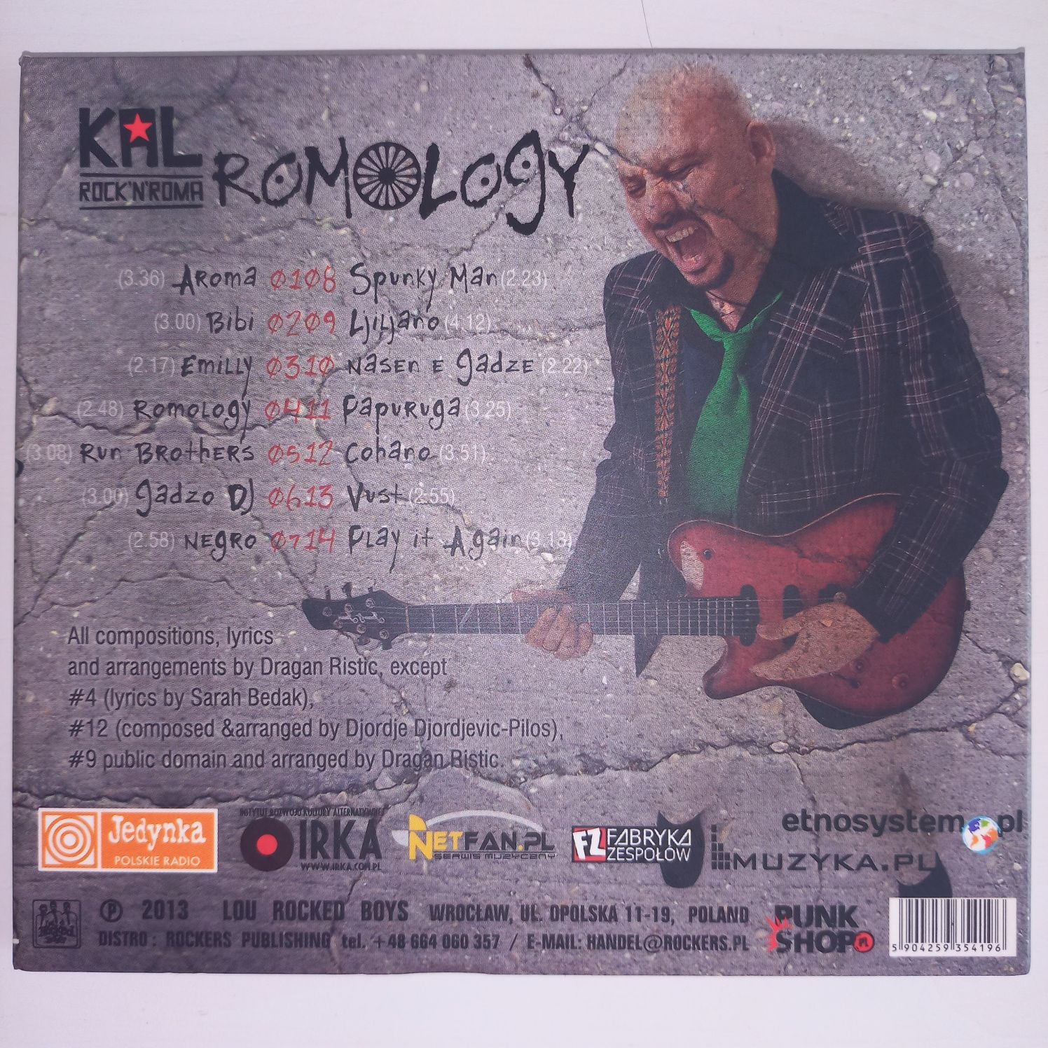 Kal Romology Rock'n'Roma CD