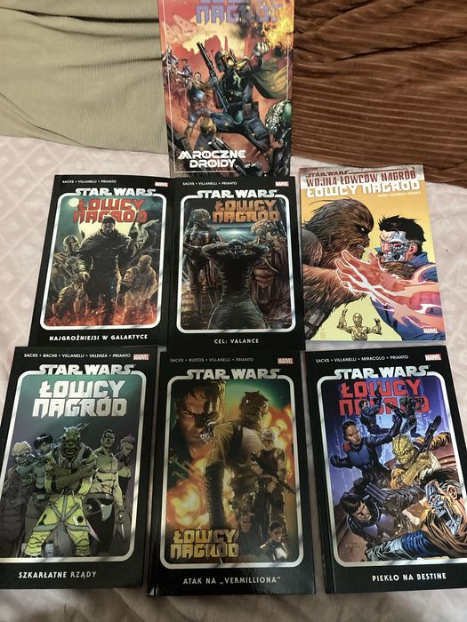 Komiksy Star Wars Łowcy Nagród Tomy 1-7