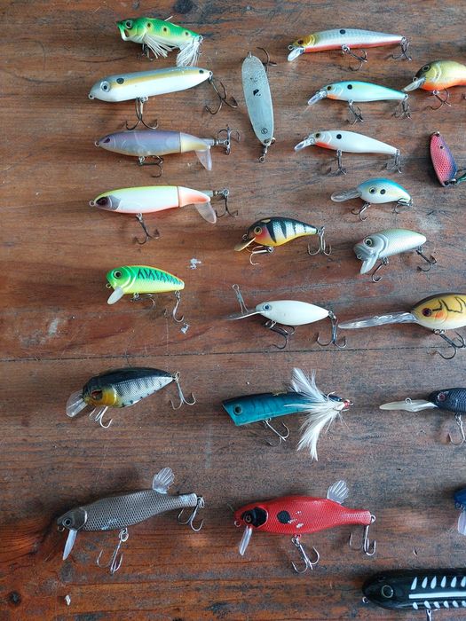 34 amostras para pesca