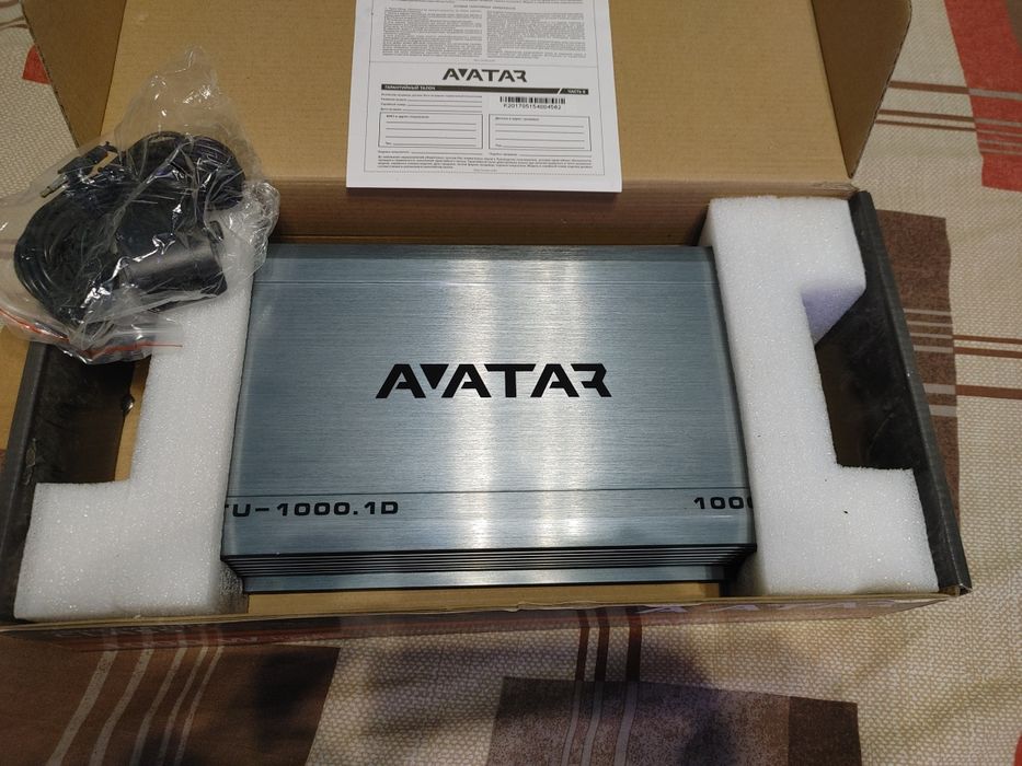 Підсилювач моноблок Avatar ATU-1000.1D
Тип	Amplifier Class-D
Количеств