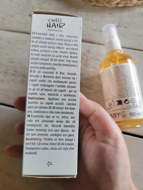 Candy Care Oil Mix Light lekki olejek do włosów niskoporowatych nowych
