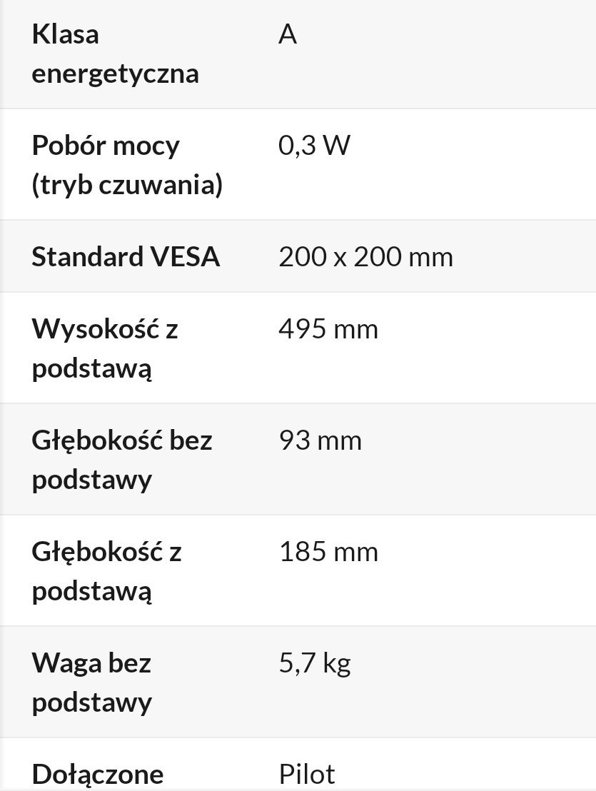 Telewizor Samsung 32' używany