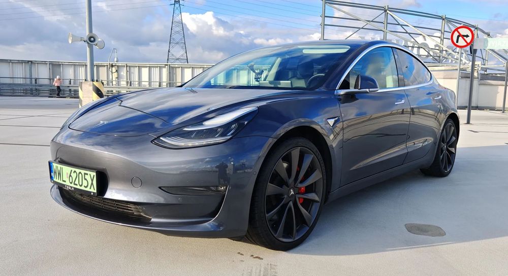 Tesla Model 3 Tesla 3 Performance 512 KM Dual motor 76000km 2020r.