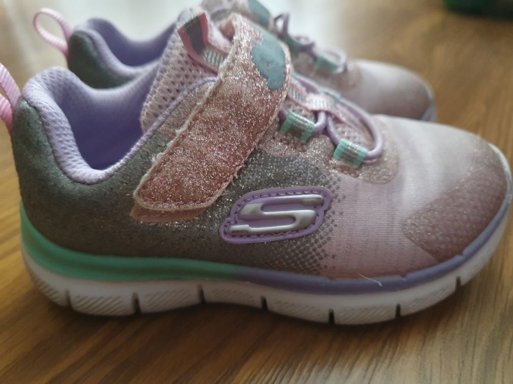 Skechers rozm 23 brokatowe dla dziewczynki