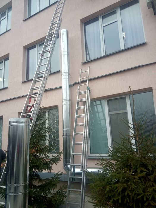 Вентиляція винтиляция витяжка димоход дымоход монтаж установка замер