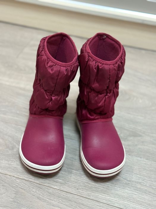 Чоботи crocs бордові 36р.