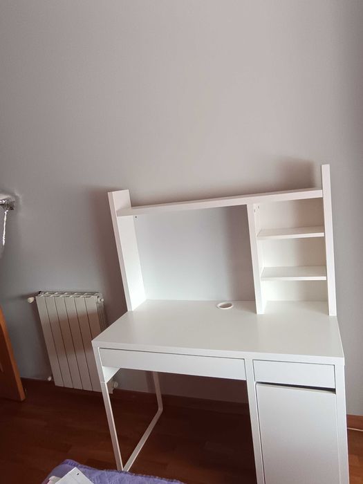 Secretária, branco, 105x50 cm