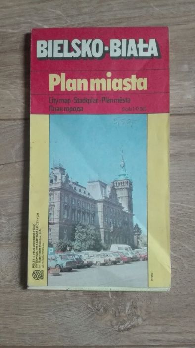 Mapa Bielsko-Biała / 1995 r.