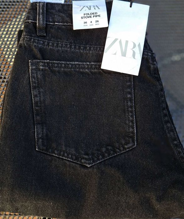 Czarne jeansy Zara