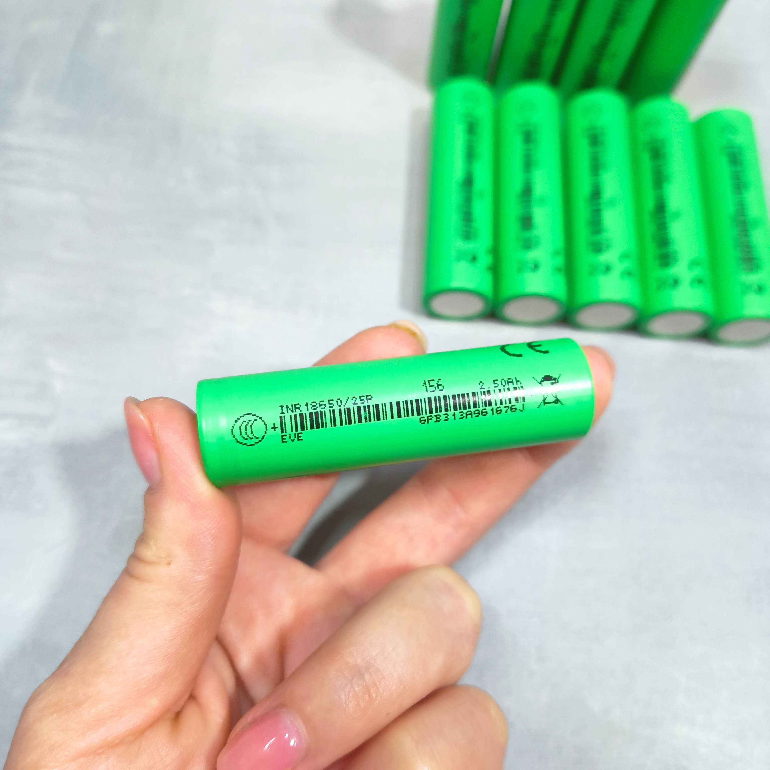 Нові 18650 високострумовий акумулятор EVE INR18650-25P 20A 2550mAh