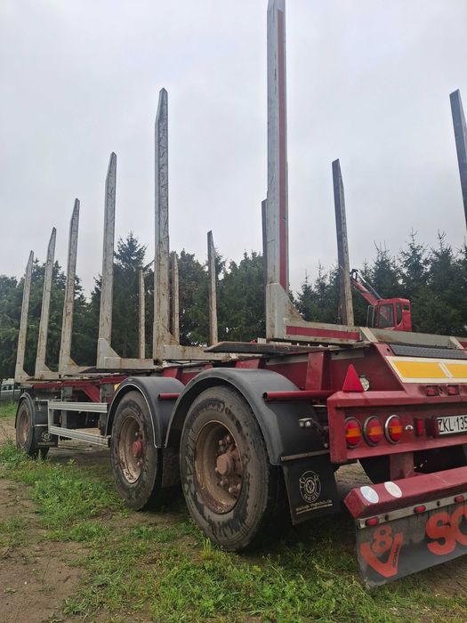 Przyczepa do drewna stosowego