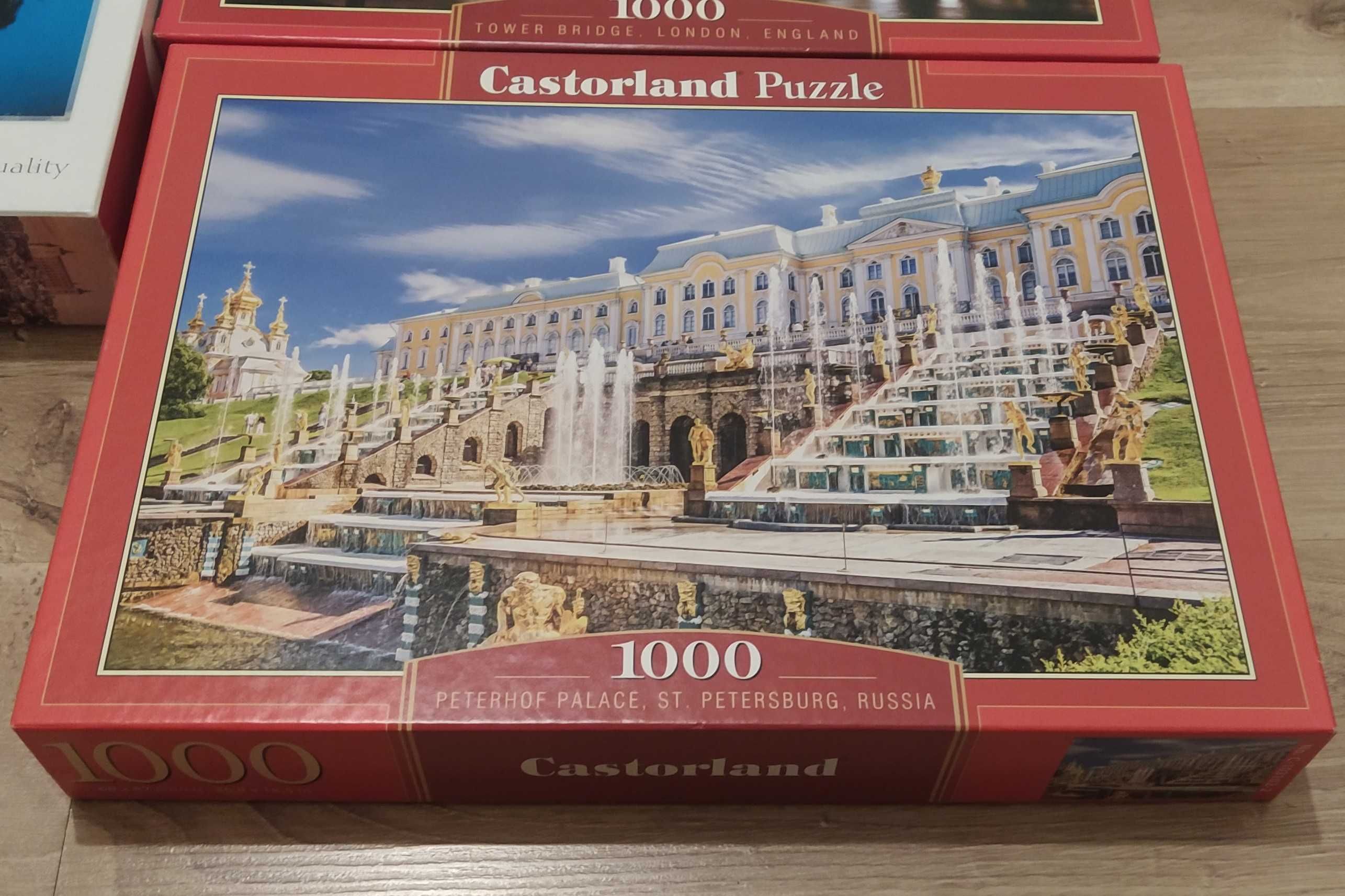 Puzzle Castorland i Trefl 1000 i 1500 elementów