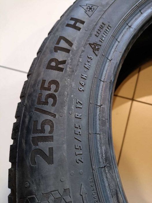 Пара шин б/у 215/55R17 94H Continental WinterContact TS870P