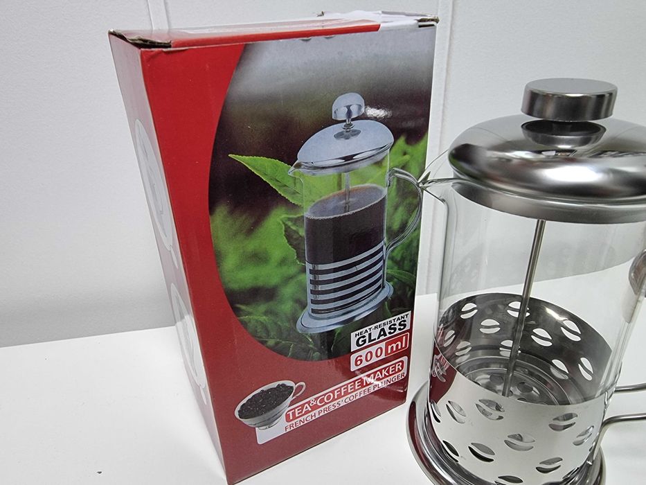 Zaparzacz tłokowy do kawy herbaty zaparzacze tłokowe dzbanki 600 ml