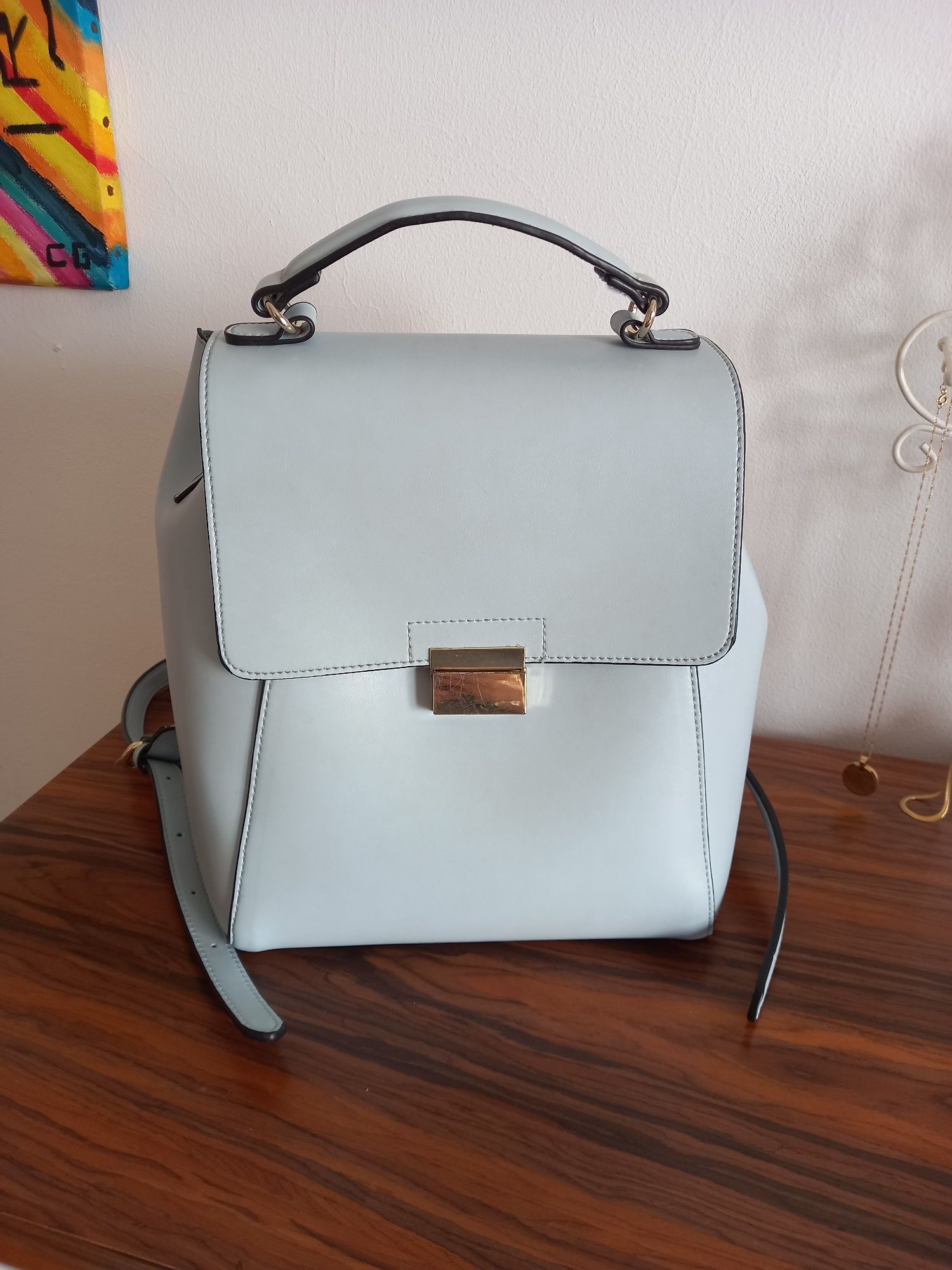 Mochila Zara azul