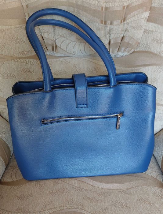 torebka damska Puccini kolor chabrowy