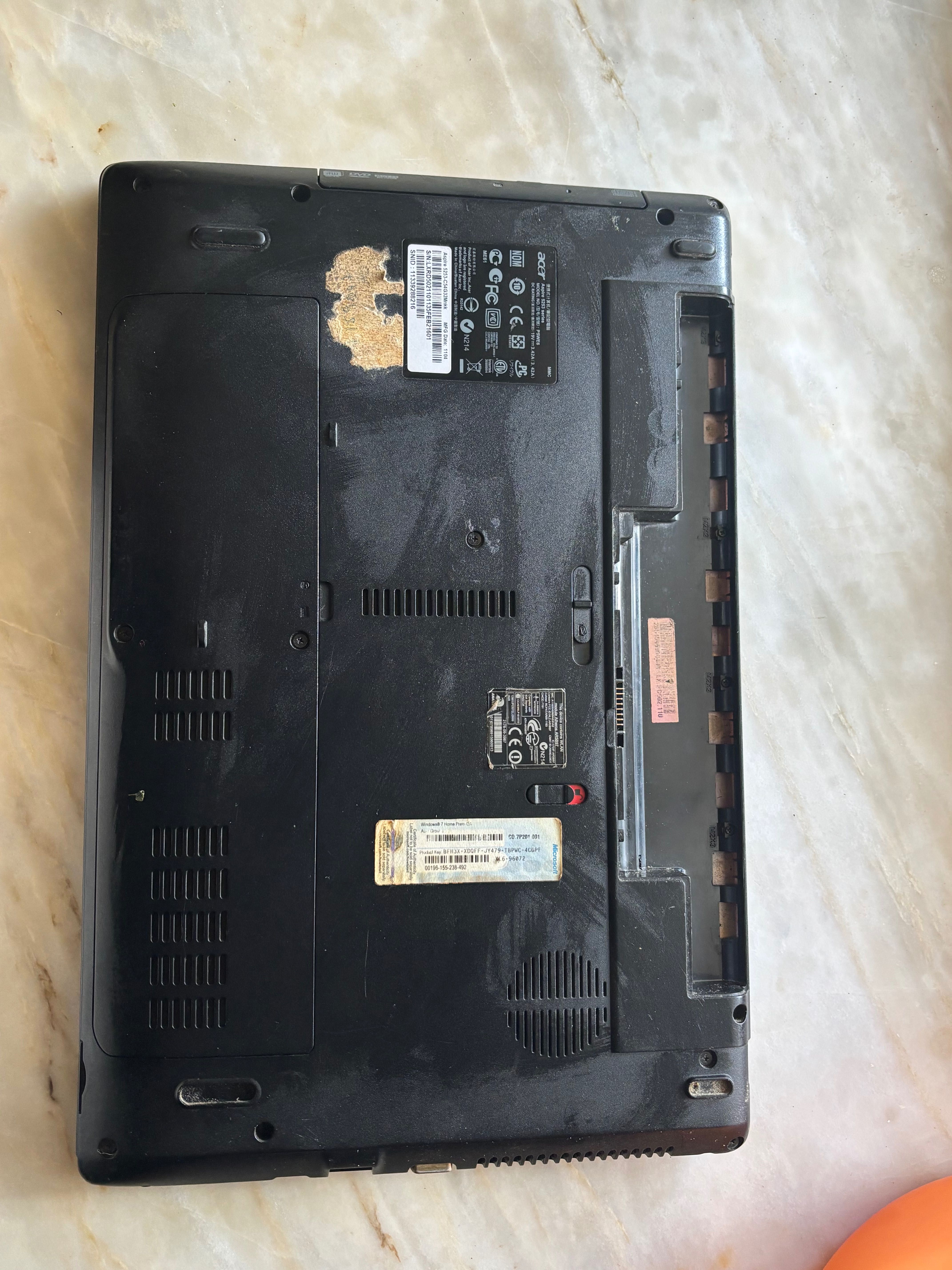 portátil acer aspire 5254 series