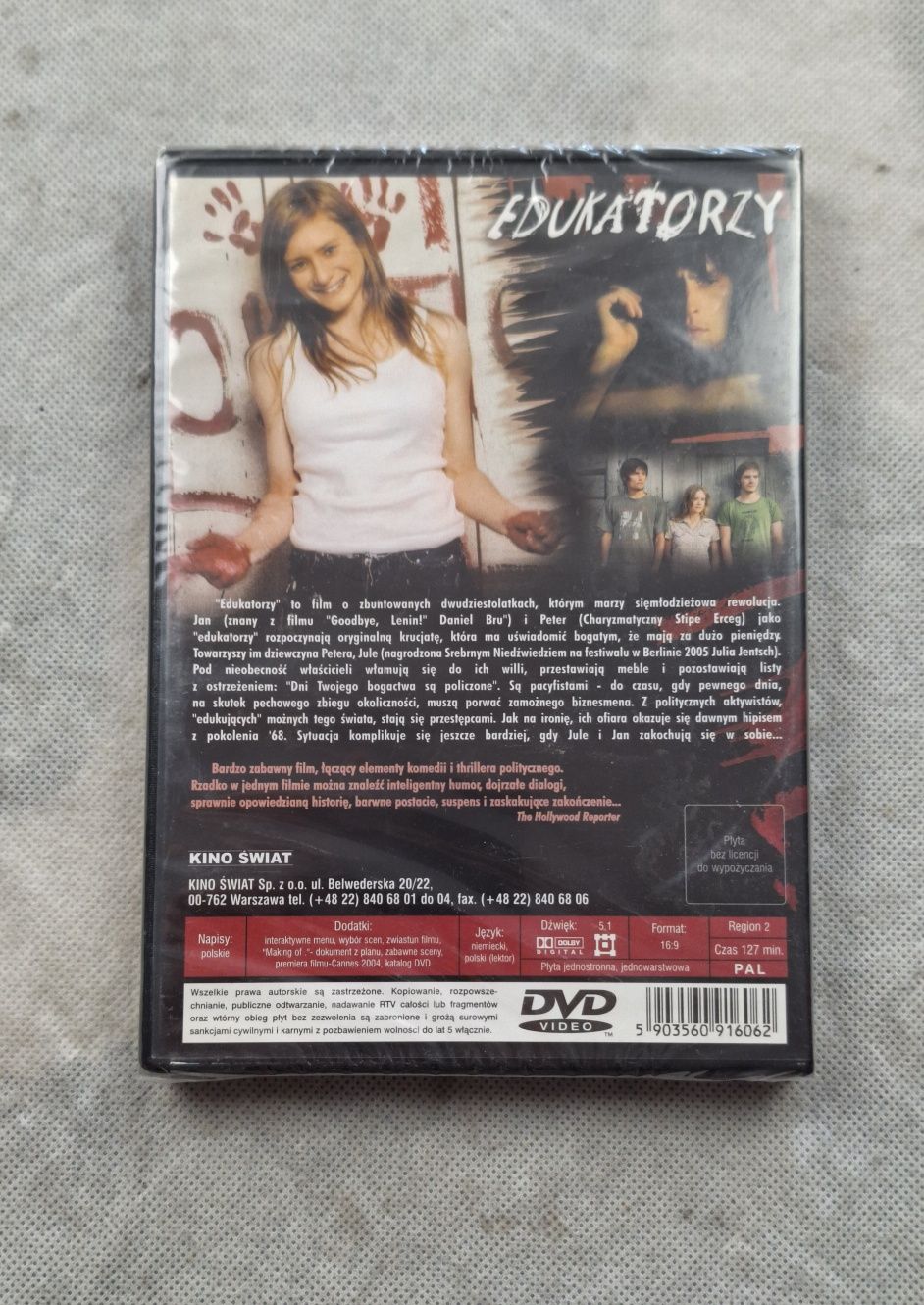Film DVD edukatorzy nowy folia