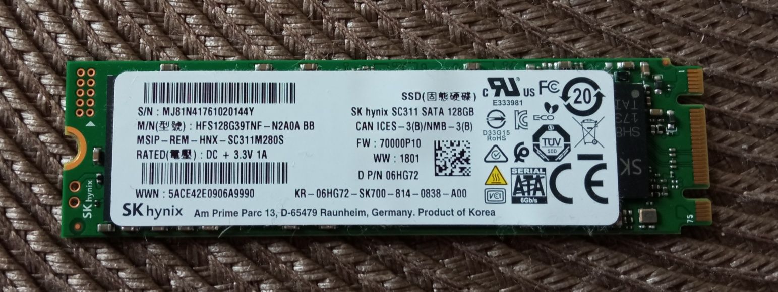 Dysk przenośny ORICO SSD SATA SK Hynix 128 GB