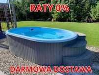 Basen wolnostojący - basen z przeciwprądem - basen z jacuzzi - raty 0%