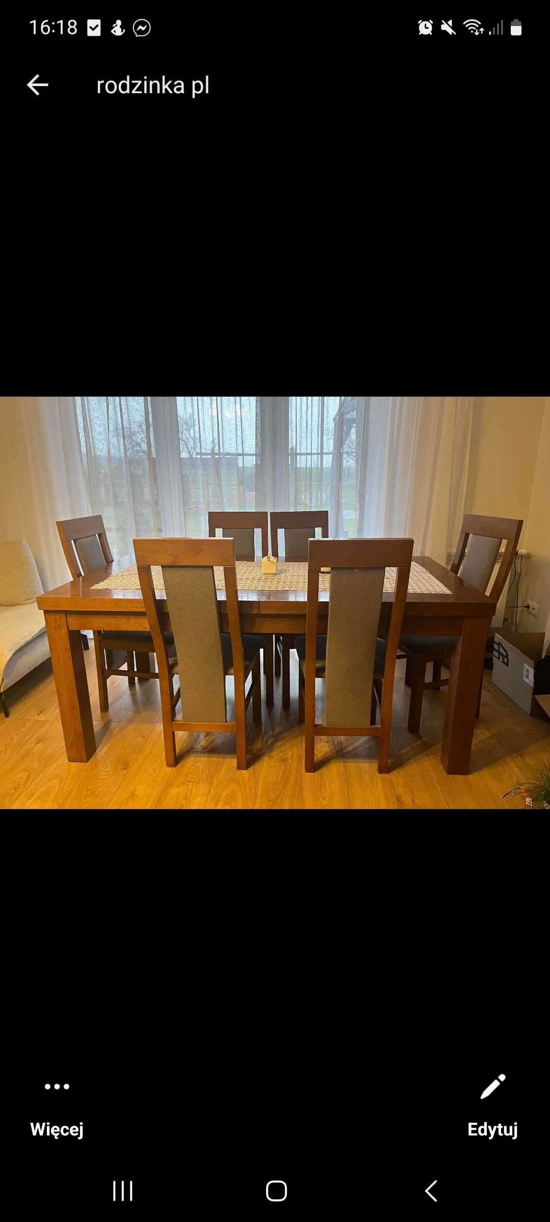 Sprzedam stół i 8 krzeseł