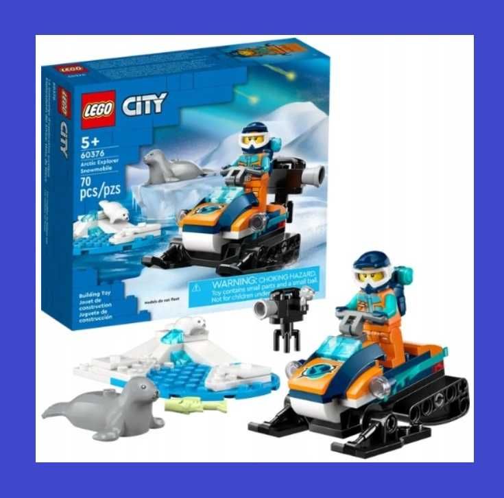 LEGO CITY 60376 Skuter Śnieżny Badacza Arktyki