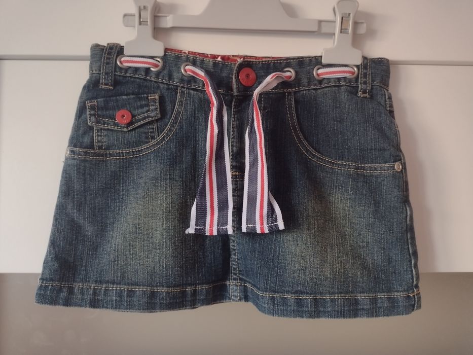 KappAhl super jeansowa spódniczka dla dziewczynki rozmiar 122